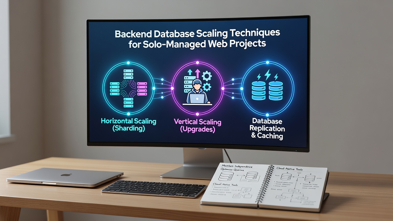 Examining Backend Database Scaling Techniques for Maintaining Operational Independence in Solo-Managed Web Projects